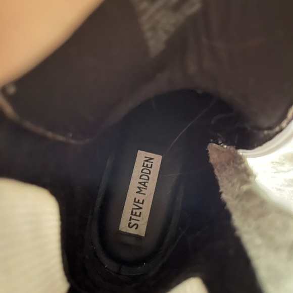 White Steve Madden Boots - Picture 5 of 6